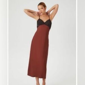 Forever 21 Cappuccino & Sienna Long Dress